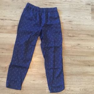 Madewell drawstring dress pants, size xs.